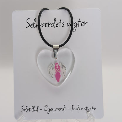 Lommeengel, halskæde